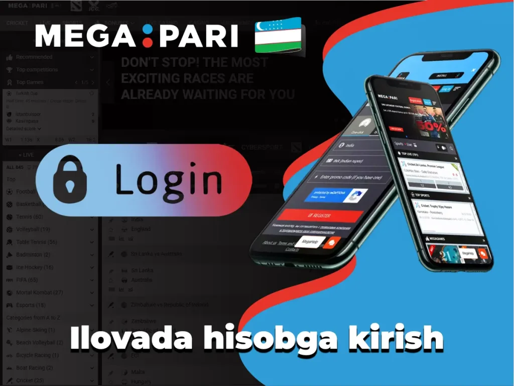Ilovada hisobga kirish