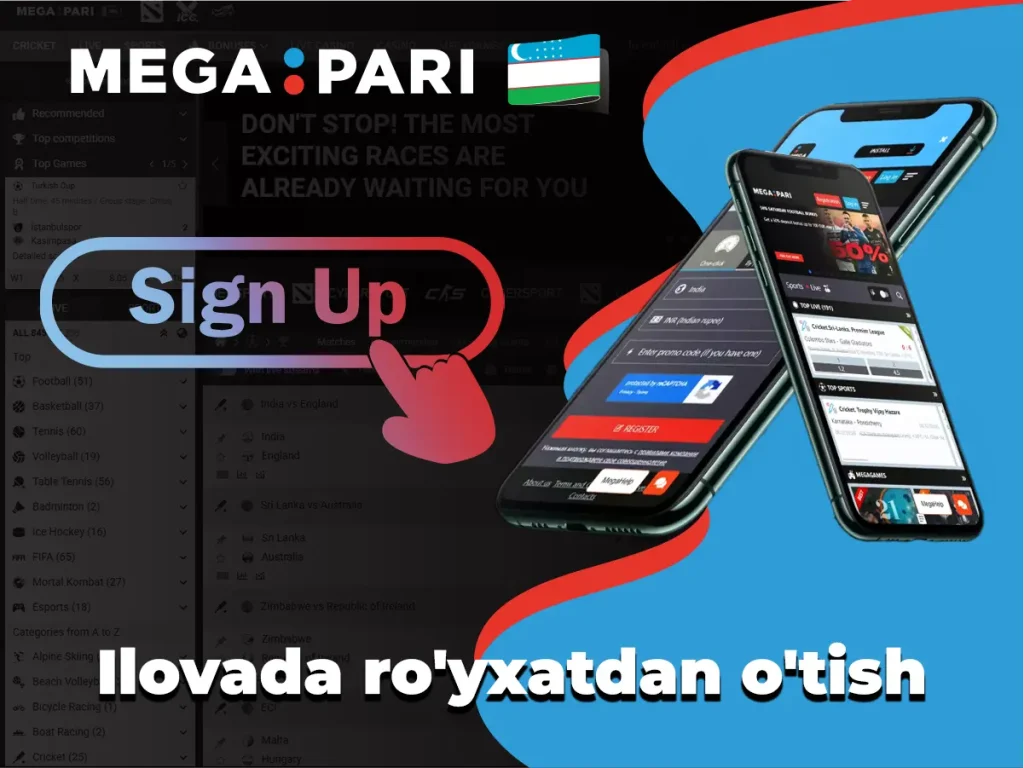 Ilovada ro'yxatdan o'tish