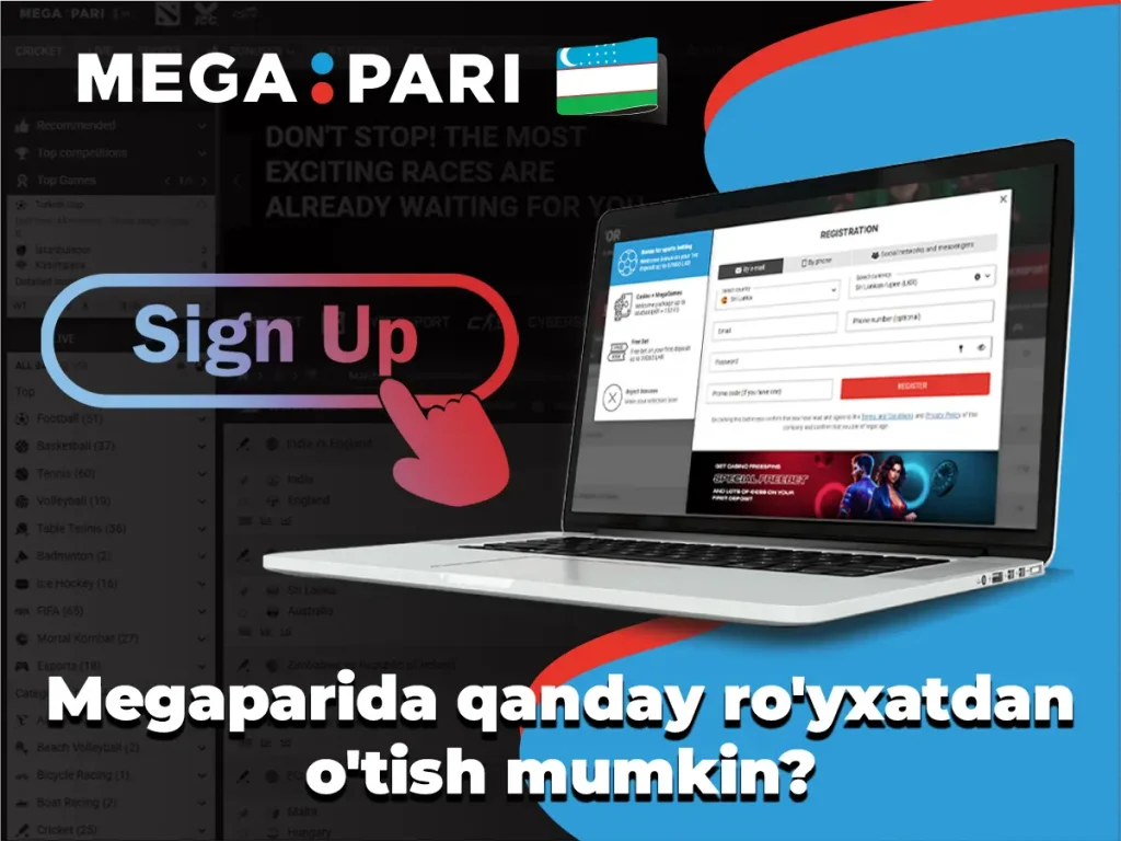 qanday ro'yxatdan o'tish mumkin?
