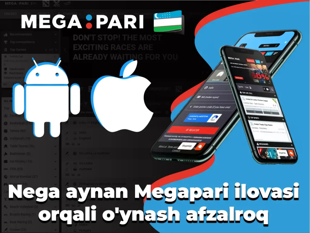 Nega aynan Megapari ilovasi orqali o'ynash afzalroq